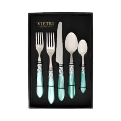 Aladdin Brilliant Aqua Five-Piece Place Setting – Set Of 4
