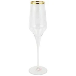 Contessa Gold Champagne Glass