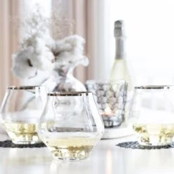 Contessa Platinum Stemless Wine Glass -Famous Cutlery Store CTP 8821 4 1800x1800