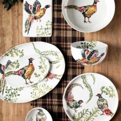 Fauna Pheasants Large Oval Platter -Famous Cutlery Store FAU 9726 LSALT 3 1800x1800