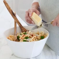 Lastra White Medium Stacking Serving Bowl -Famous Cutlery Store LAS 26021W LSALT 3 1800x1800