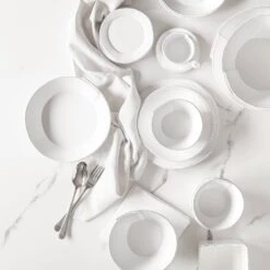 Lastra White Medium Shallow Serving Bowl -Famous Cutlery Store LAS 26025W LSALT 2 1800x1800