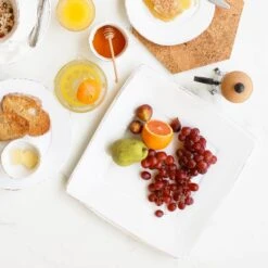 Lastra White Square Platter -Famous Cutlery Store LAS 26028W LSALT 1 1800x1800