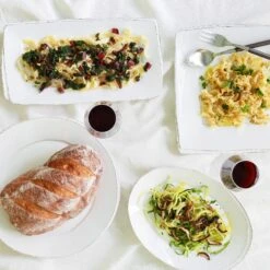 Lastra White Square Platter -Famous Cutlery Store LAS 26028W LSALT 3 1800x1800