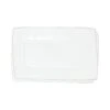 Lastra White Small Rectangular Tray