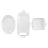 Lastra White 3-Piece Hostess Set