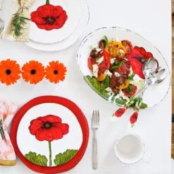 Lastra Poppy Salad Plate -Famous Cutlery Store LPY 2601 LSALT 3 1800x1800