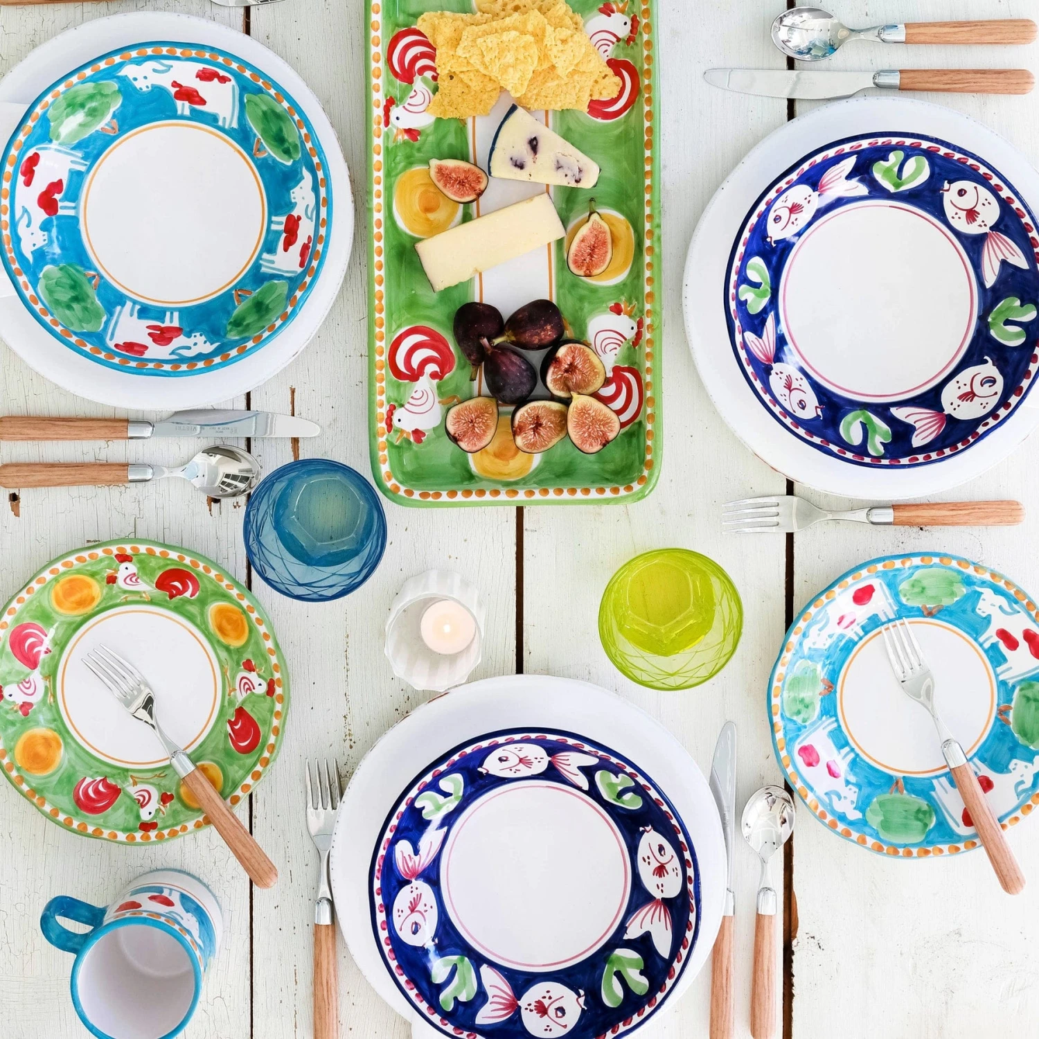 Campagna Mucca Salad Plate 4 Campagna Mucca Salad Plate - Image 4