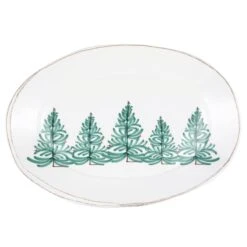 Famous Cutlery Store 12 Melamine Lastra Holiday Oval Platter