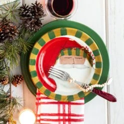 Old St. Nick Multicultural Assorted Round Salad Plates - Set Of 4 -Famous Cutlery Store OSN 7802MCD 2 1800x1800