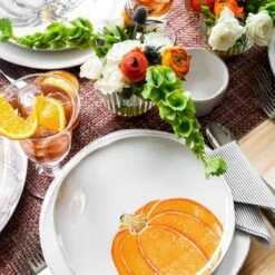 Pumpkins Salad Plate - Orange Small Pumpkin -Famous Cutlery Store PKN 9701A LSALT 5 1800x1800