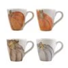 Pumpkins Assorted Mugs - Set Of 4