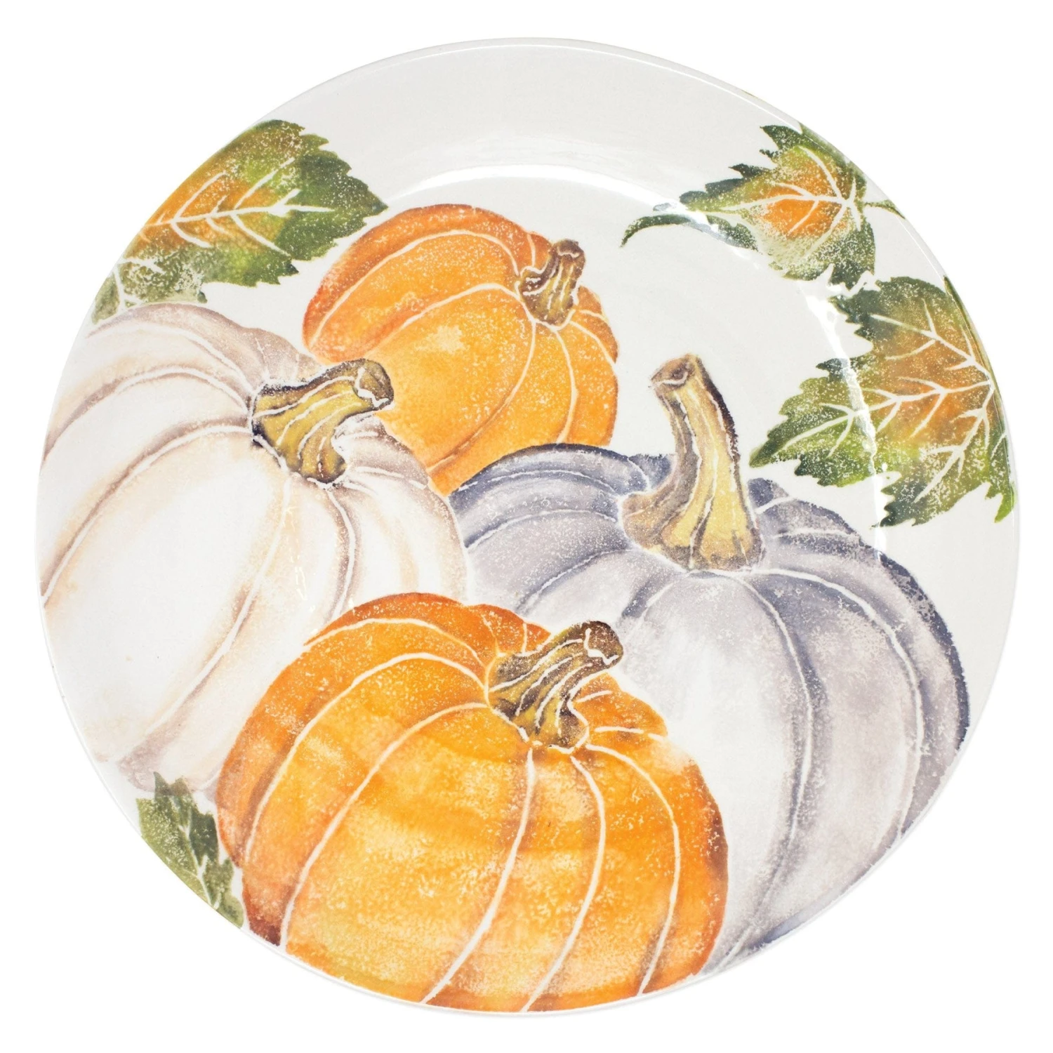 Pumpkins Large Serving Bowl W/ Assorted Pumpkins 1 Pumpkins Large Serving Bowl W/ Assorted Pumpkins