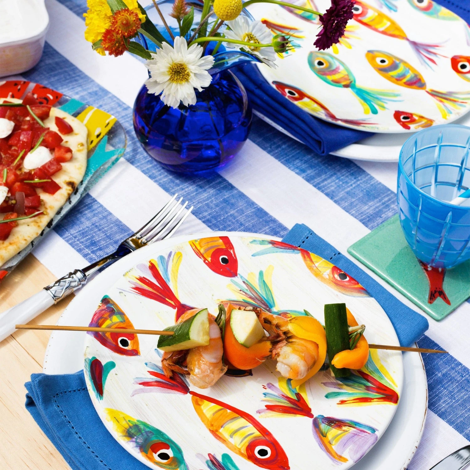 Pesci Colorati Salad Plate 5 Pesci Colorati Salad Plate - Image 5