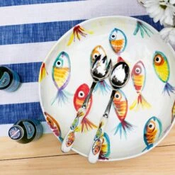 Pesci Colorati Shallow Bowl -Famous Cutlery Store PSE 78022 LSALT 2 1800x1800
