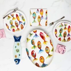 Pesci Colorati Oval Platter -Famous Cutlery Store PSE 7826 LSALT 1 1800x1800