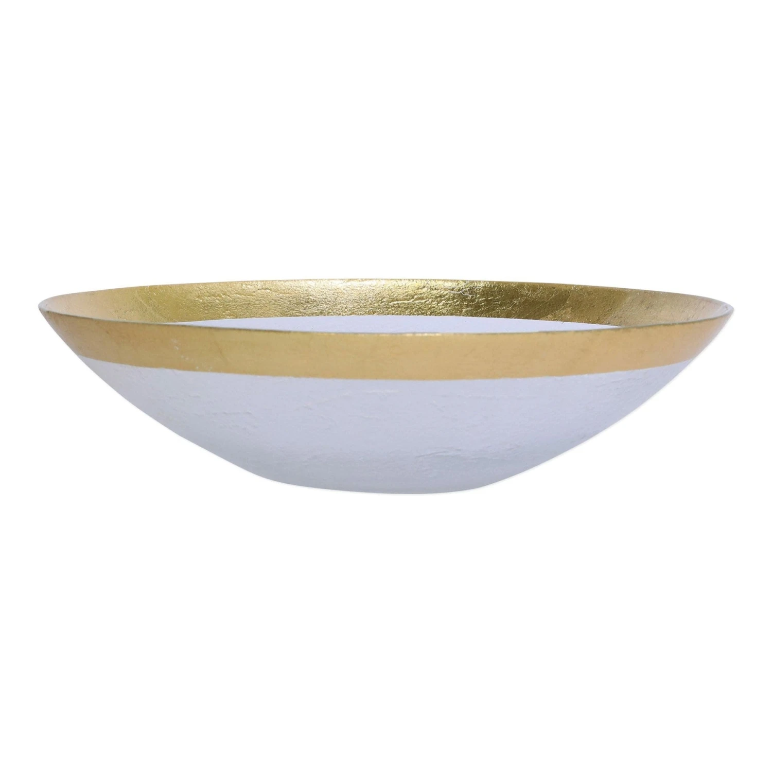 Rufolo Glass Gold Organic Large Bowl 1 Rufolo Glass Gold Organic Large Bowl
