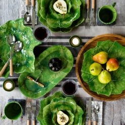 Foglia Stone Cheese/Tart Plate 8 Foglia Stone Cheese/Tart Plate -Famous Cutlery Store SFFA 1150 LSALT 1 1800x1800