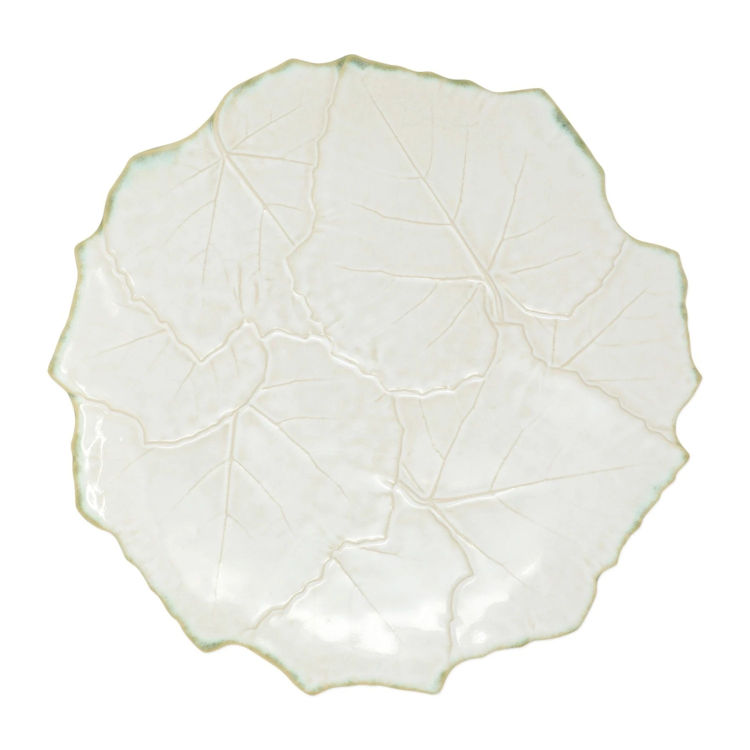 Foglia Stone Cheese/Tart Plate 1 Foglia Stone Cheese/Tart Plate