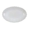 Incanto Stone White Baroque Large Oval Shallow Bowl