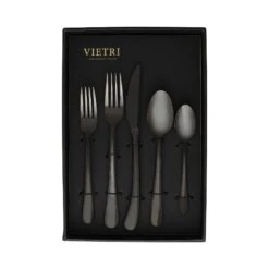 Settimocielo Nero Five-Piece Place Setting – Set Of 4