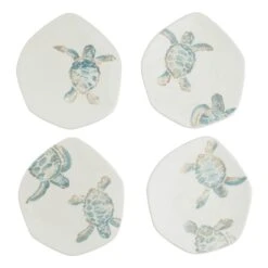 Tartaruga Assorted Salad Plates - Set Of 4