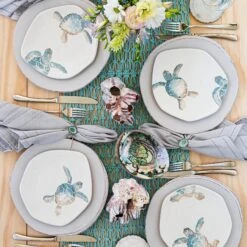 Tartaruga Turtle With Head Salad Plate -Famous Cutlery Store TAR 9701B LSALT 1 1800x1800