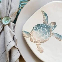 Tartaruga Turtle With Tail Salad Plate -Famous Cutlery Store TAR 9701D LSALT 2 1800x1800