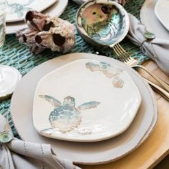 Tartaruga Turtle With Tail Salad Plate -Famous Cutlery Store TAR 9701D LSALT 3 1800x1800