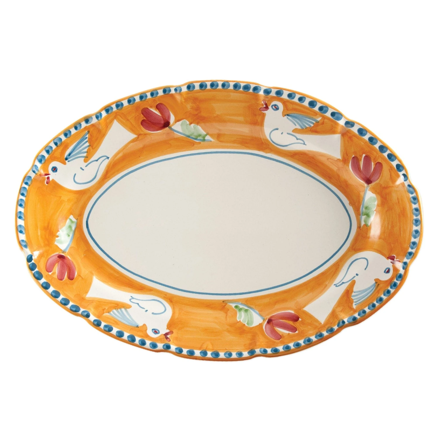 Campagna Uccello Oval Platter 1 Campagna Uccello Oval Platter