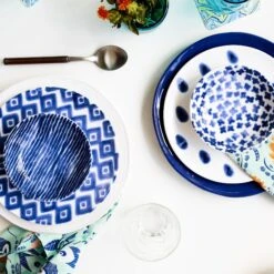 Santorini Dot Salad Plate -Famous Cutlery Store VSAN 003001B LSALT 5 1800x1800