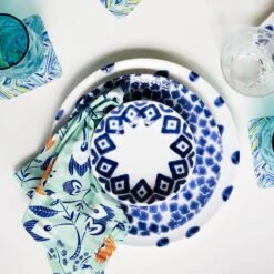 Santorini Flower Salad Plate -Famous Cutlery Store VSAN 003001C LSALT 4 1800x1800