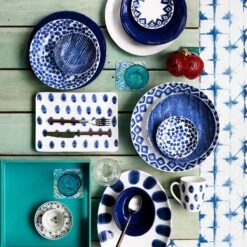 Santorini Dot Small Rectangular Platter -Famous Cutlery Store VSAN 003027 LSALT 1 1800x1800