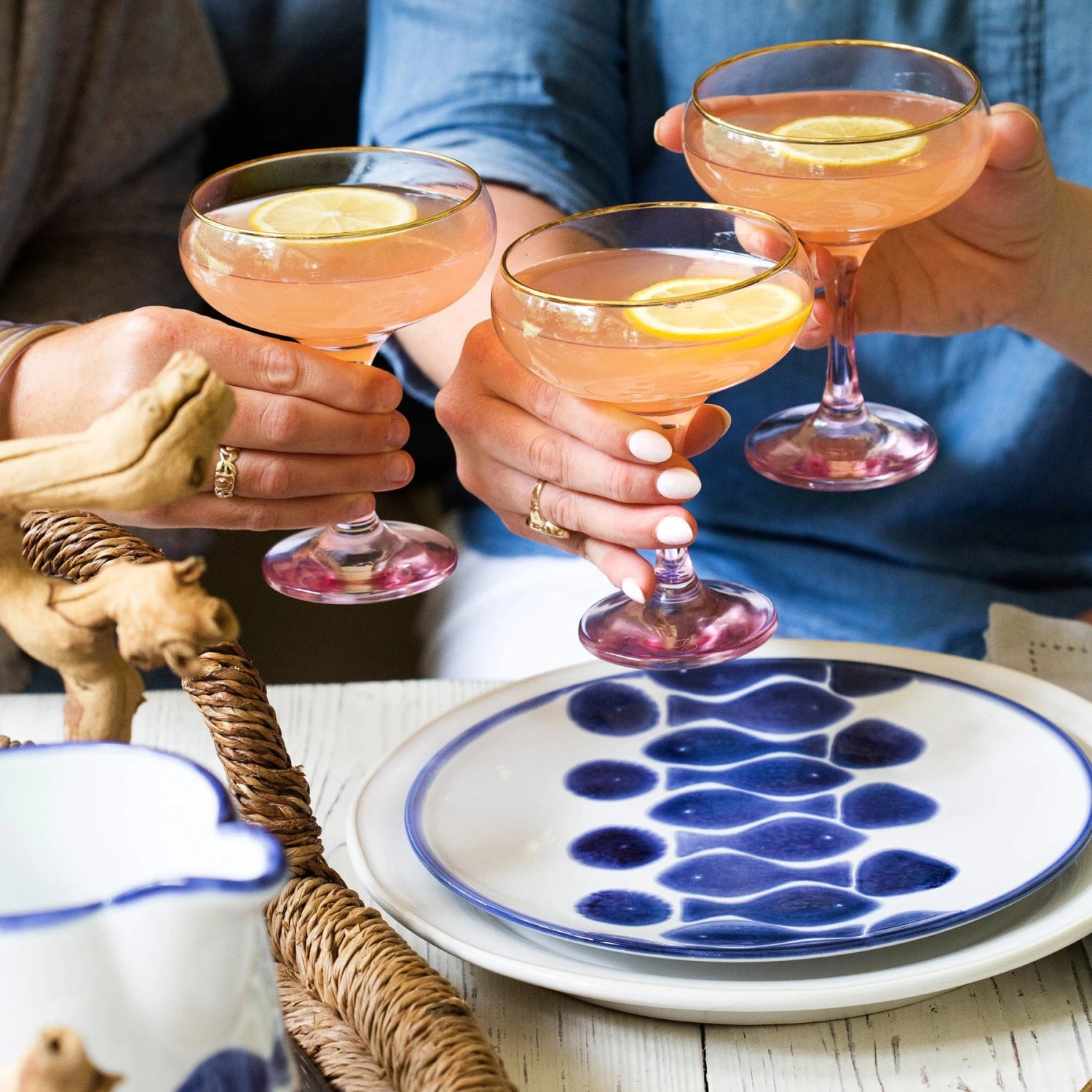 Santorini Fish Salad Plate 2 Santorini Fish Salad Plate - Image 2