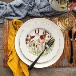 Wildlife Spaniel Salad Plate -Famous Cutlery Store WDL 7801S 3 1800x1800