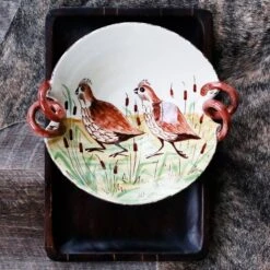 Wildlife Quail Handled Scallop Bowl -Famous Cutlery Store WDL 78052 LSALT 5 1800x1800